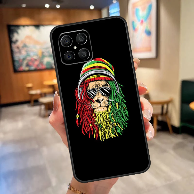 Bob Marley Rasta Lion For Honor X8 X7 X9 50 Case For Huawei P30 Lite P20 P40 P50 Pro P Smart 2021 Nova 5T Cover