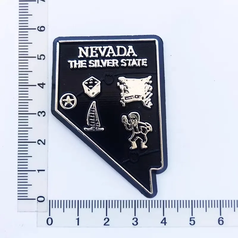 

3d Nevada map design Creative refrigerator sticker travel souvenir craft gift