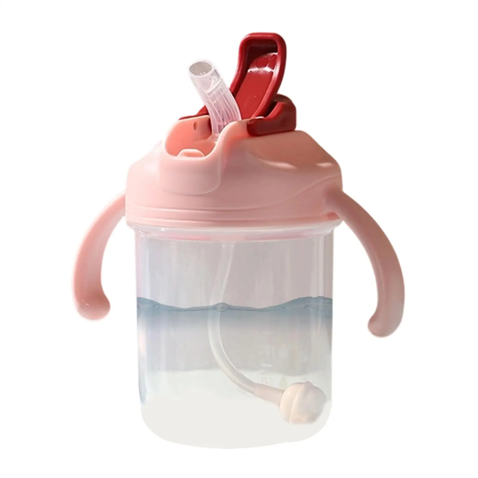 straw-sippy-cup-300ml-spill-proof-leak-proof-transition-water-bottle-straw-water-cup-for-home-bedroom-travel-stroller-boys-girls