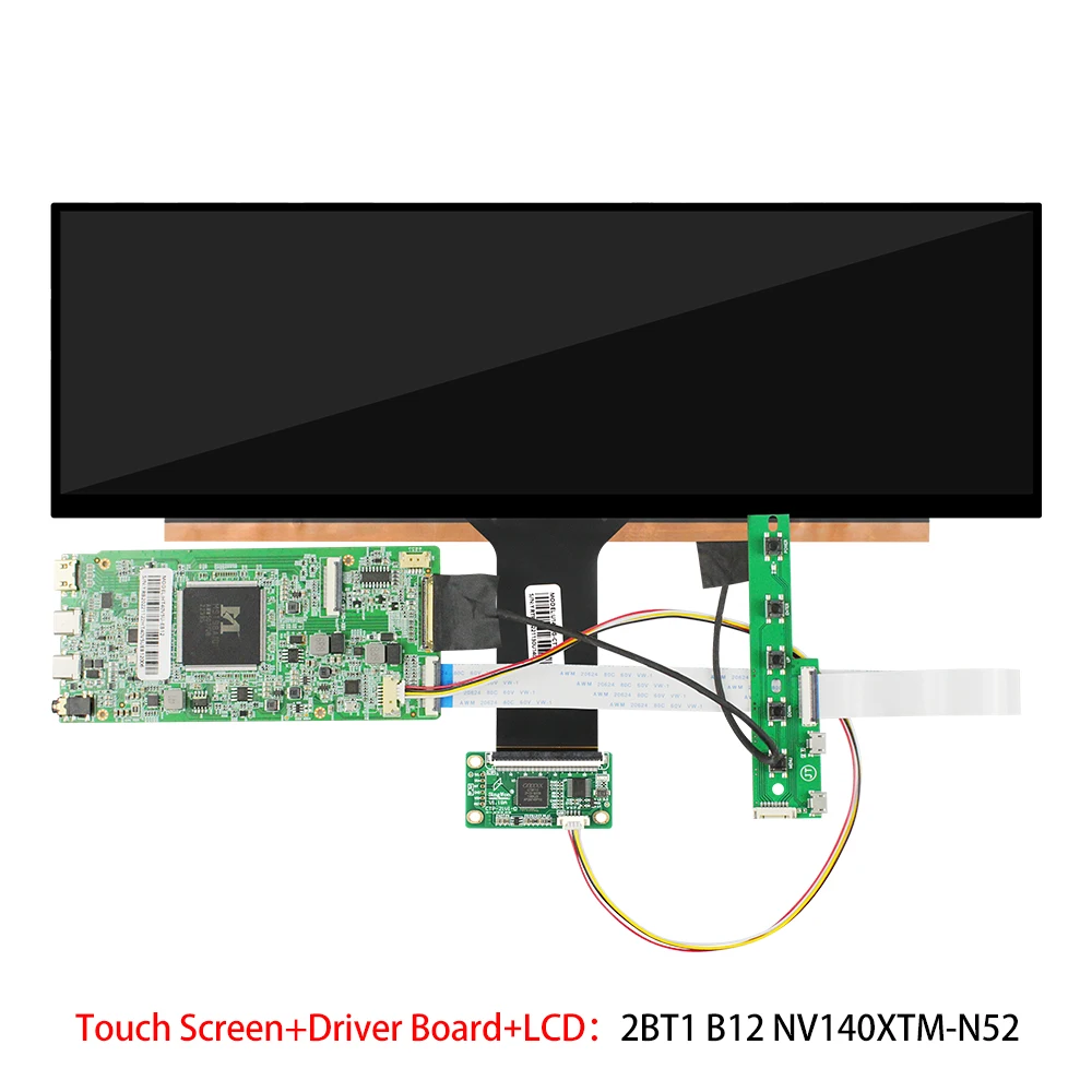 14-дюймовый ЖК-дисплей 3840 × 1100 4K ADS Screen BOE NV140XTM-N52 NV140XTM eDP 30 pin Type-C Board PC Sub Display