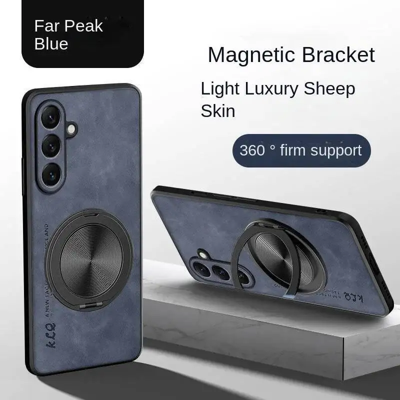حافظة فوندا لهاتف سامسونج جالاكسي s25 edge S26 plus Ultra s25FE بإطار ناعم من الجلد مغناطيسي خلفي لهاتف سامسونج جالاكسي s25 FE