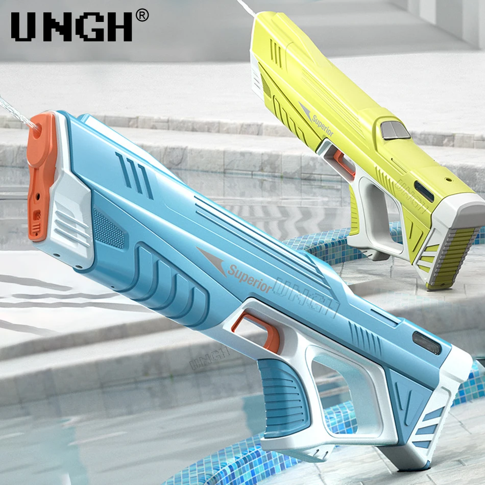 

UNGH Water Gun Automatic Induction Water Absorbing Summer Electric High-Tech Burst Water Gun Beach Outdoor Water Fight Toys Gift