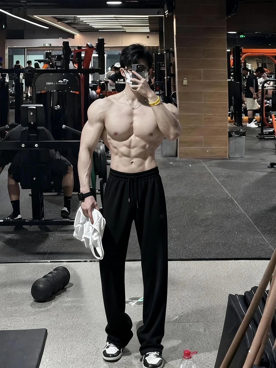 

Bla American Sle Fitn спортивные штаны мужские зимние Thiened Fce на подкладке драпированные спортивные брюки повседневные расклешенные брюки-ножи