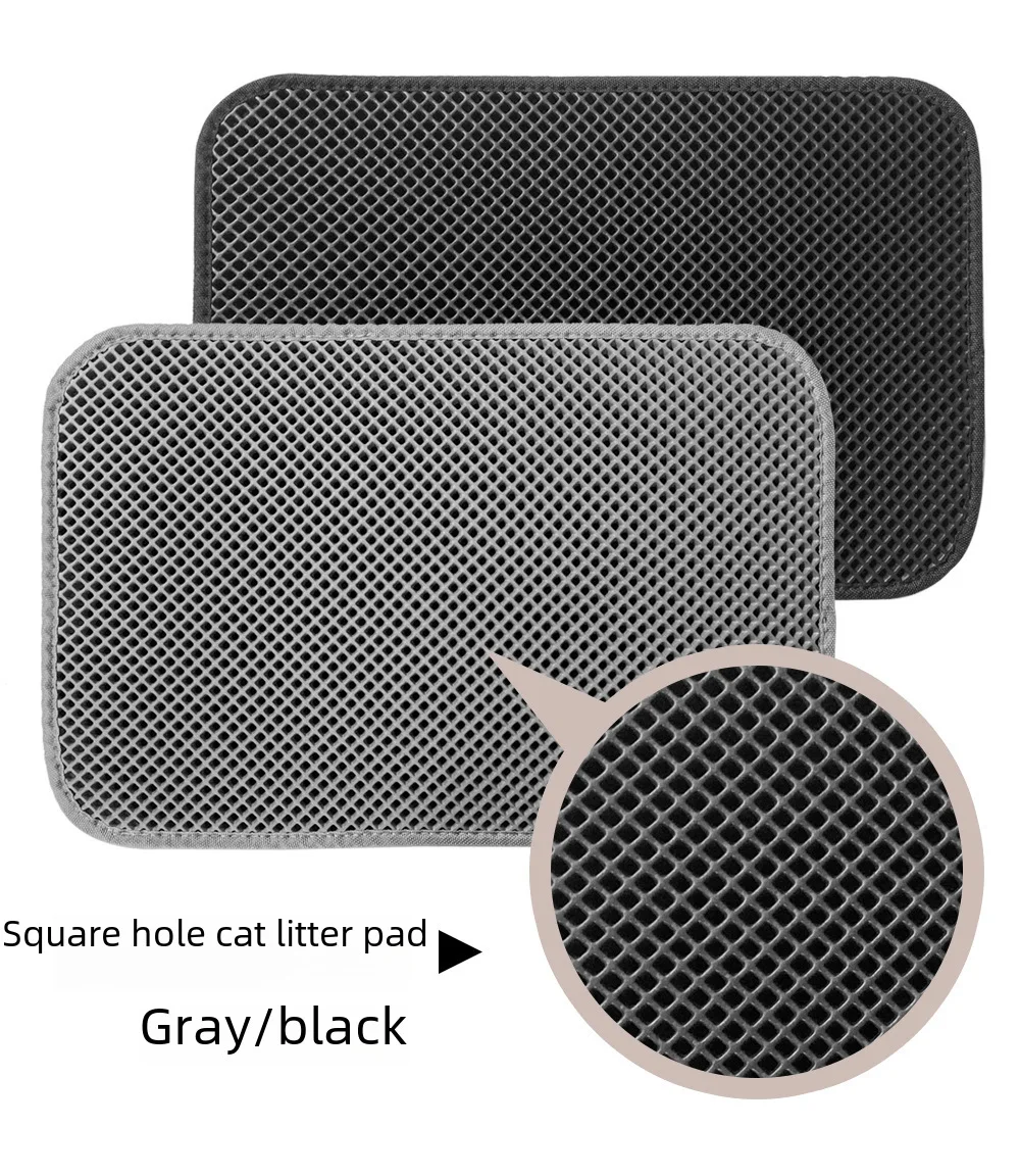 Double Layer eva Non-Slip Cat Litter Mat Pet Bed Cat Cage Pet Mat Dog Kennel Mat Sand Falling Mat Pet Supplies Dog backpack