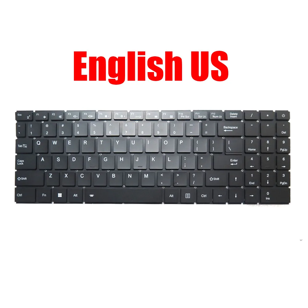

English US Laptop Keyboard MB3303016 F0062-016 Black