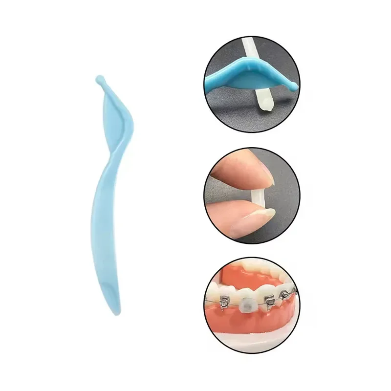 Dental Cleaning Care Kits Orthodontic Oral Care Foldable Brush Interdental Brush Ortho Wax Clean Kit