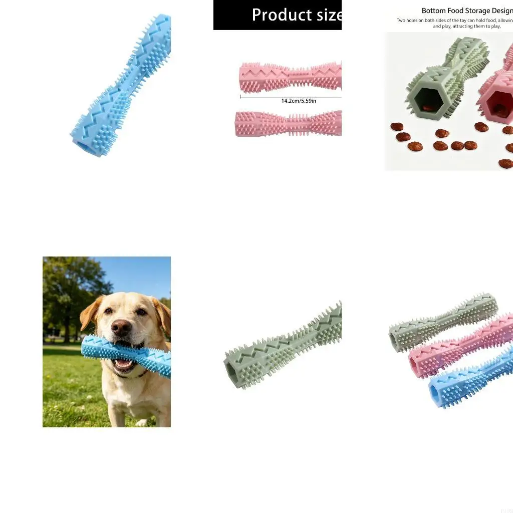 F19B Durable Pet Chew Toy Bright Color Promotes Teeth Health And Mental Enrichment