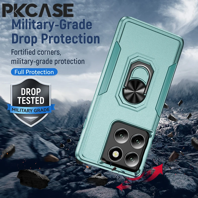 PKCASE Shockproof Ring Bracket - огляд і ціна Phone Cases Motorola Edge 2025