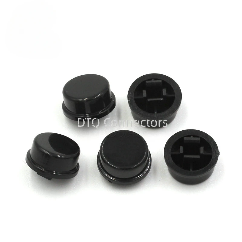 100PCS A24 Round Square Head KeyCap 12*12*7.3MM Touch/Microswitch Press-type Cap