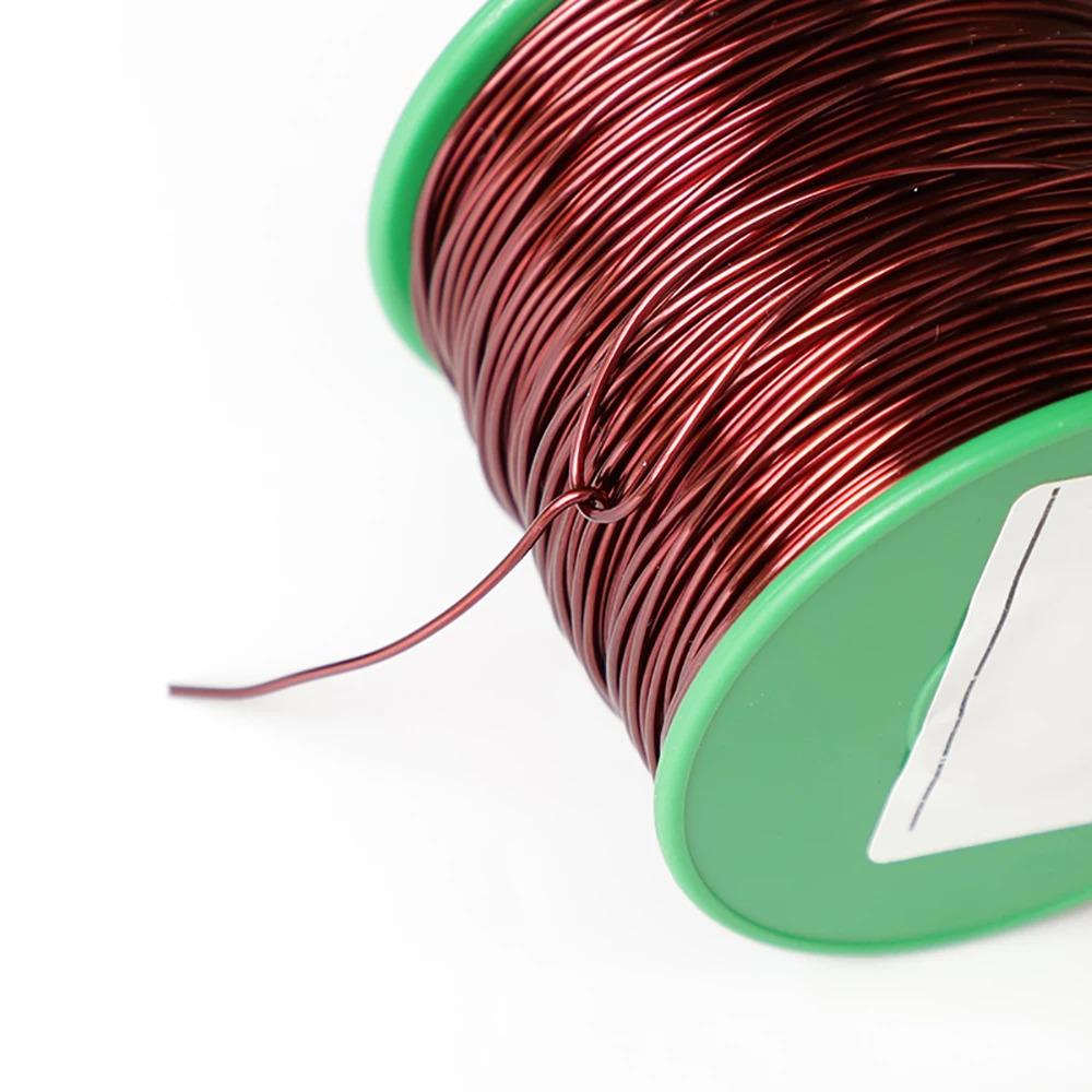 1kg/roll Enamelled wire QZY-2/180 grade high-temperature resistant enameled copper wire 0.47 0.51 0.6 0.7 0.8 1.0 1.2mm QZY180