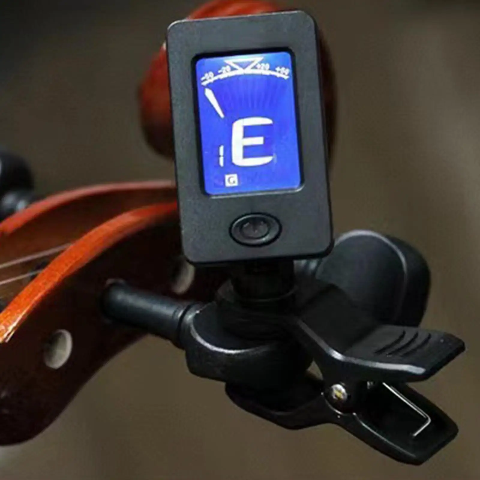Guitar Tuner Device 12-Tone Ukulele Bass Violin Tuner Portable Automatic Vibration Transmission Instrument Tuner Accessories image 5