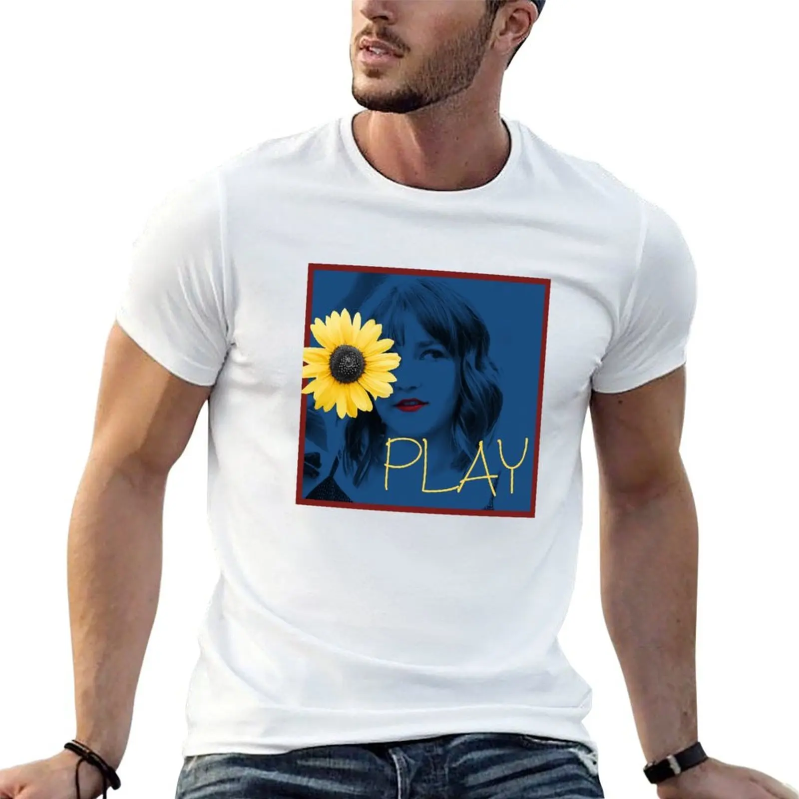 

Play Album Cover T-Shirt t shirt custom print t shirt for man 100 percent cotton T-Shirt