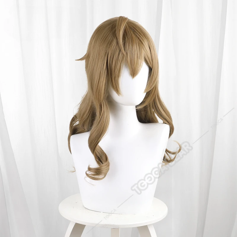 Maria Mikhailovna Kujou Cosplay Wig Anime Roshidere Masha Madonna Brown Curly Hair Heat-resistant Fiber Hair+Wig Cap Halloween