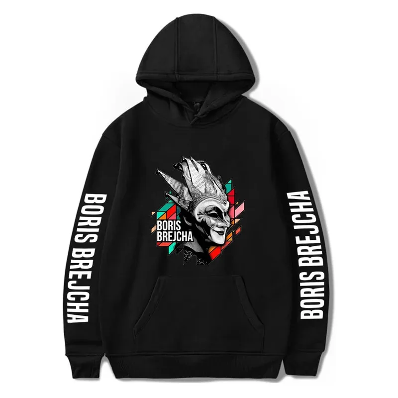 25COS2022 Print Hot German DJ Boris Brejcha Hoodie Men/Women Fashion Casual Hooded Boris Brejcha Sweatshirt Harajuku Sweatshirt