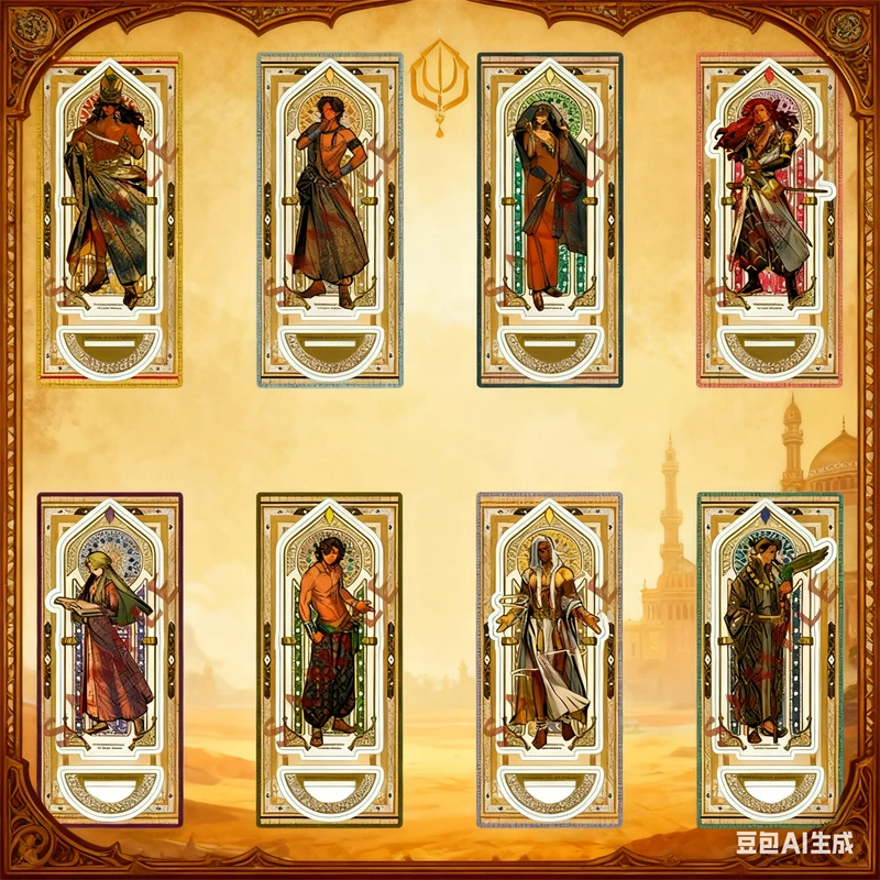 

15Cm Sultan's Game peripheral Acrylic Stand The Sultan Minal Iman Nawfal Arzu Lumera Character Ornament Model Toys Gift