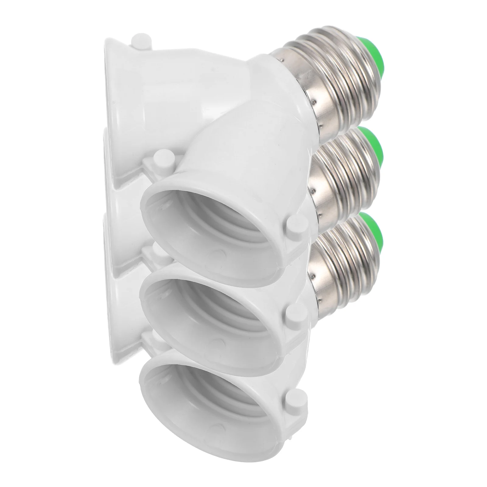 3 pz E27 A 2 E27 Base Della Lampada Convertitore Presa Y Forma Splitter Adattatore Supporto Della Luce Extender Ignifugo Anti-Burning spazio