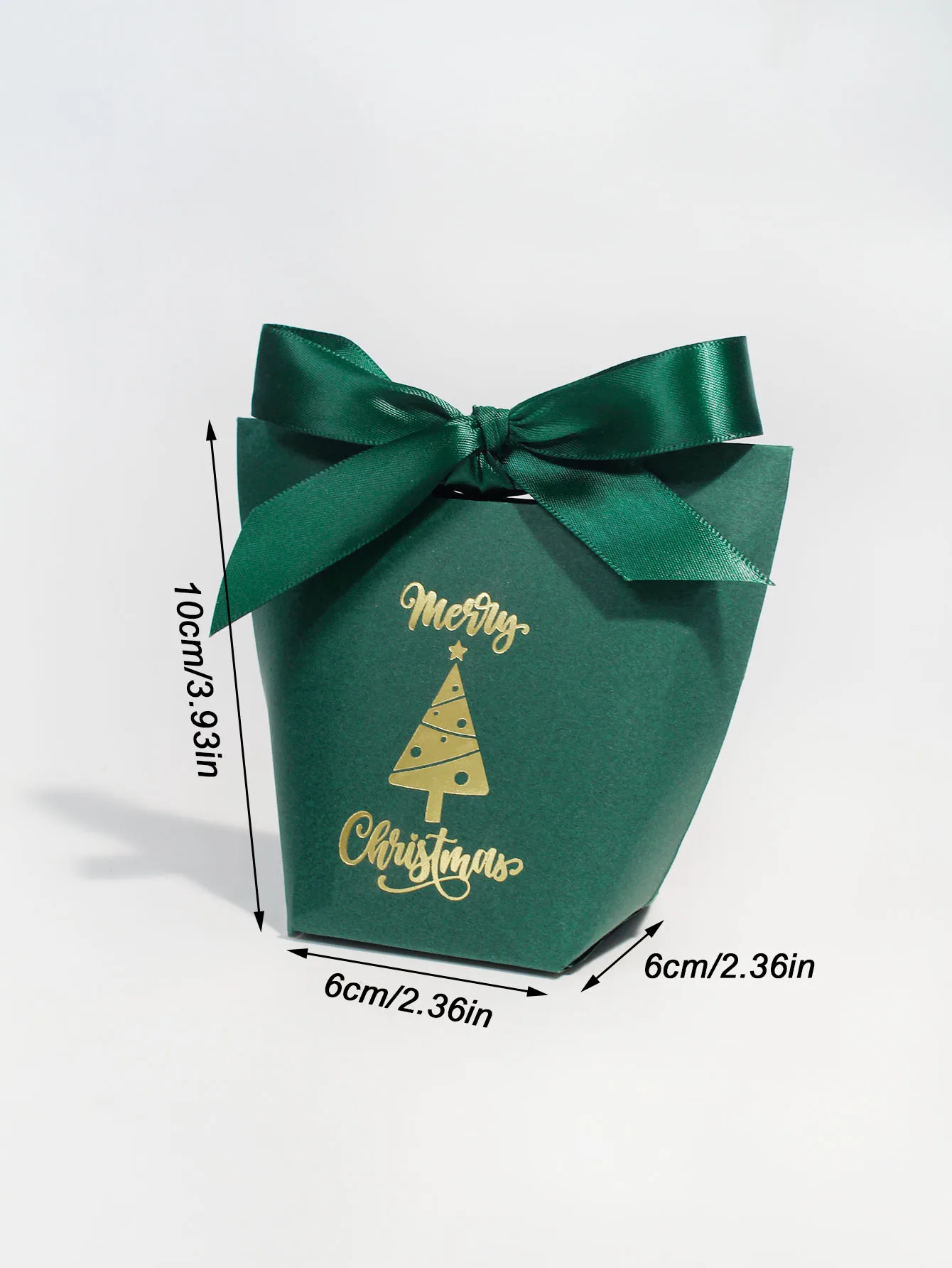 10/20/50pcs New Christmas Candy Box Gift Box White Cardboard Merry Christmas Add Holiday Atmosphere Creative DIY