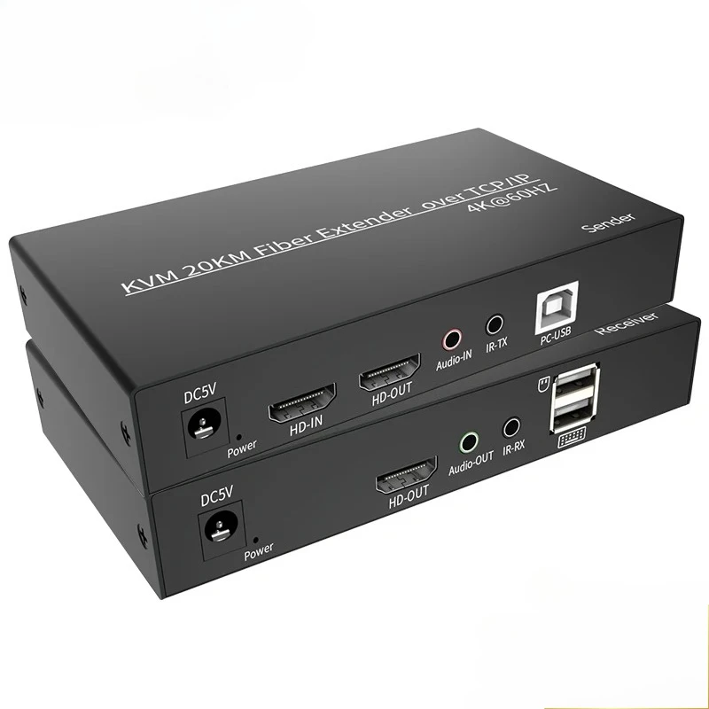 20Km Hdmi Fiber Kvm… - image