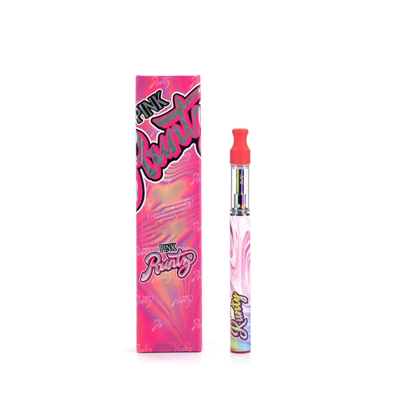 Runtz قابلة للشحن Vape القلم 1.0 مللي خراطيش 320mah بطارية Runty المرذاذ القلم المسمار في الفم مع صندوق مغناطيسي التعبئة والتغليف