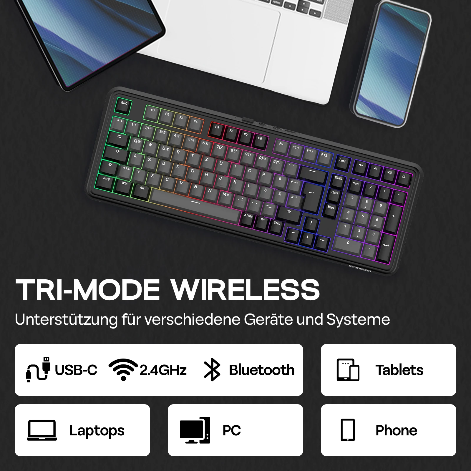Clavier mécanique ISO-DE Layou - Keyboard Numpad Separate avis et prix