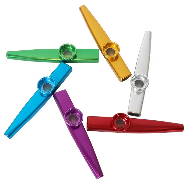 

Metal Kazoo Baby Kids Mini Classic Percussion Musical Instruments Toy Kazoos Professional Aluminum Kazoo for Kids and Adult