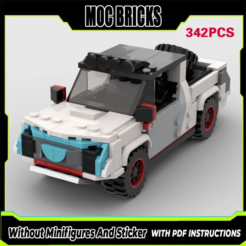 

Конструктор MOC: Городской электромобиль-пикап, гоночная машина, модульная технология, подарки, праздничный набор для сборки, детские игрушки