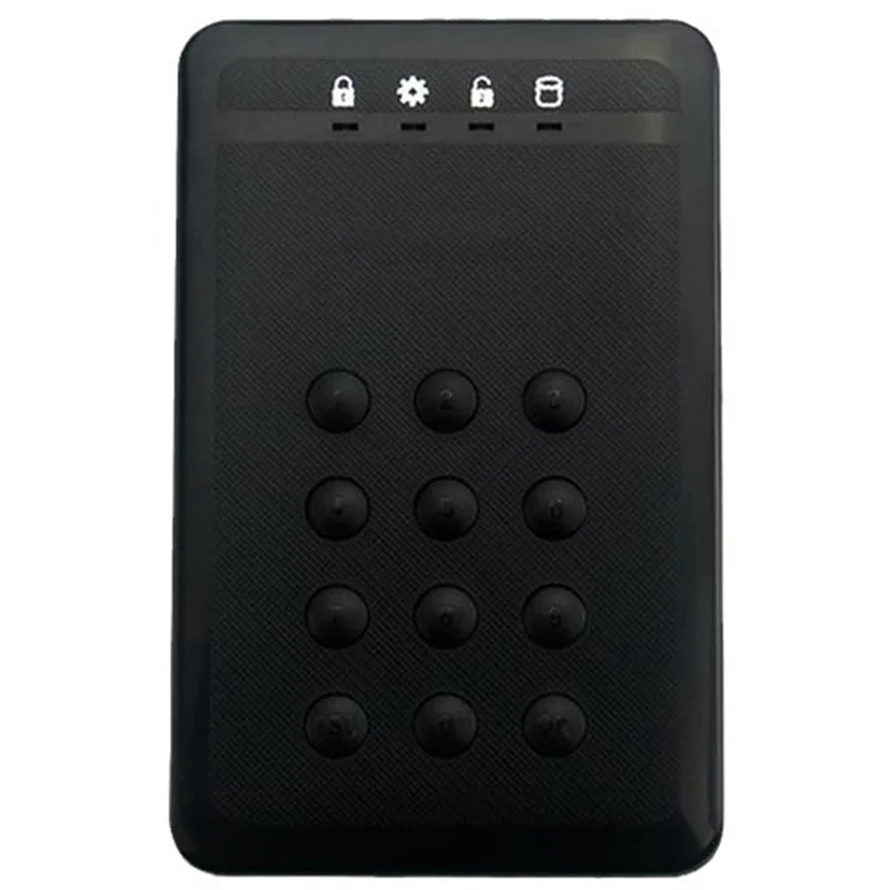 HDD Enclosure SSD Case Encrypted Hard Drive Enclosure 5Gbps USB3.0 SATA Hard Drive Enclosure For 2.5 Inch Hard Disk