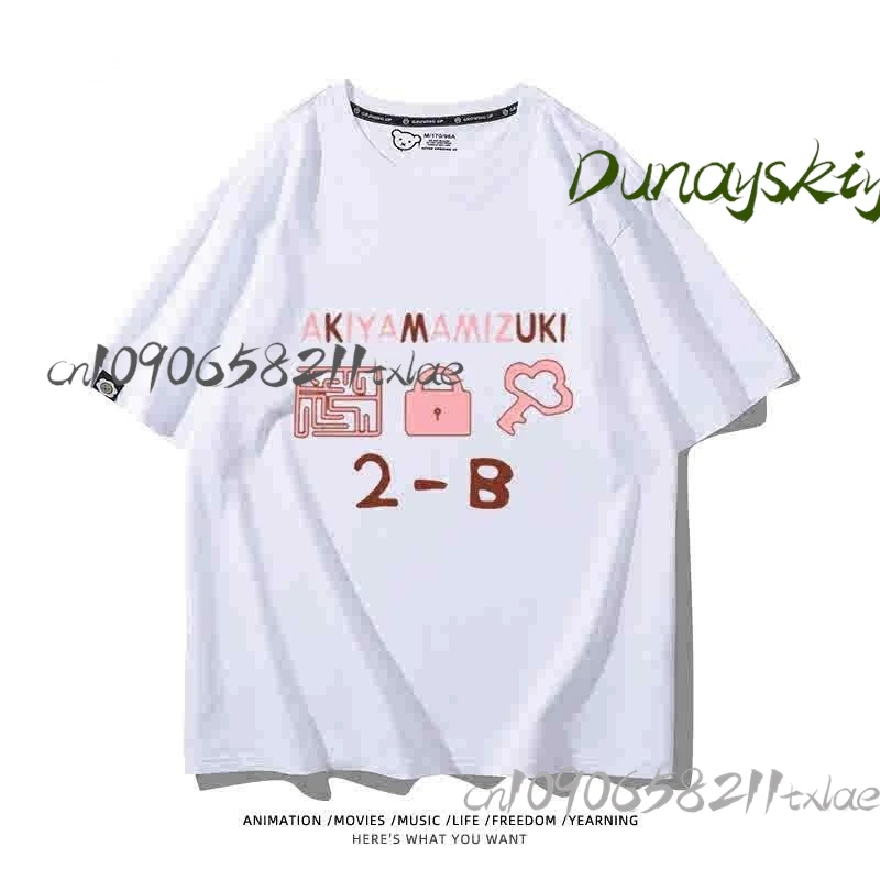 Akiyama mizuki progetto cosplay sekai lo stesso cartone animato stampato anime top t-shirt estiva intorno alla graziosa cosplay di halloween kawaii