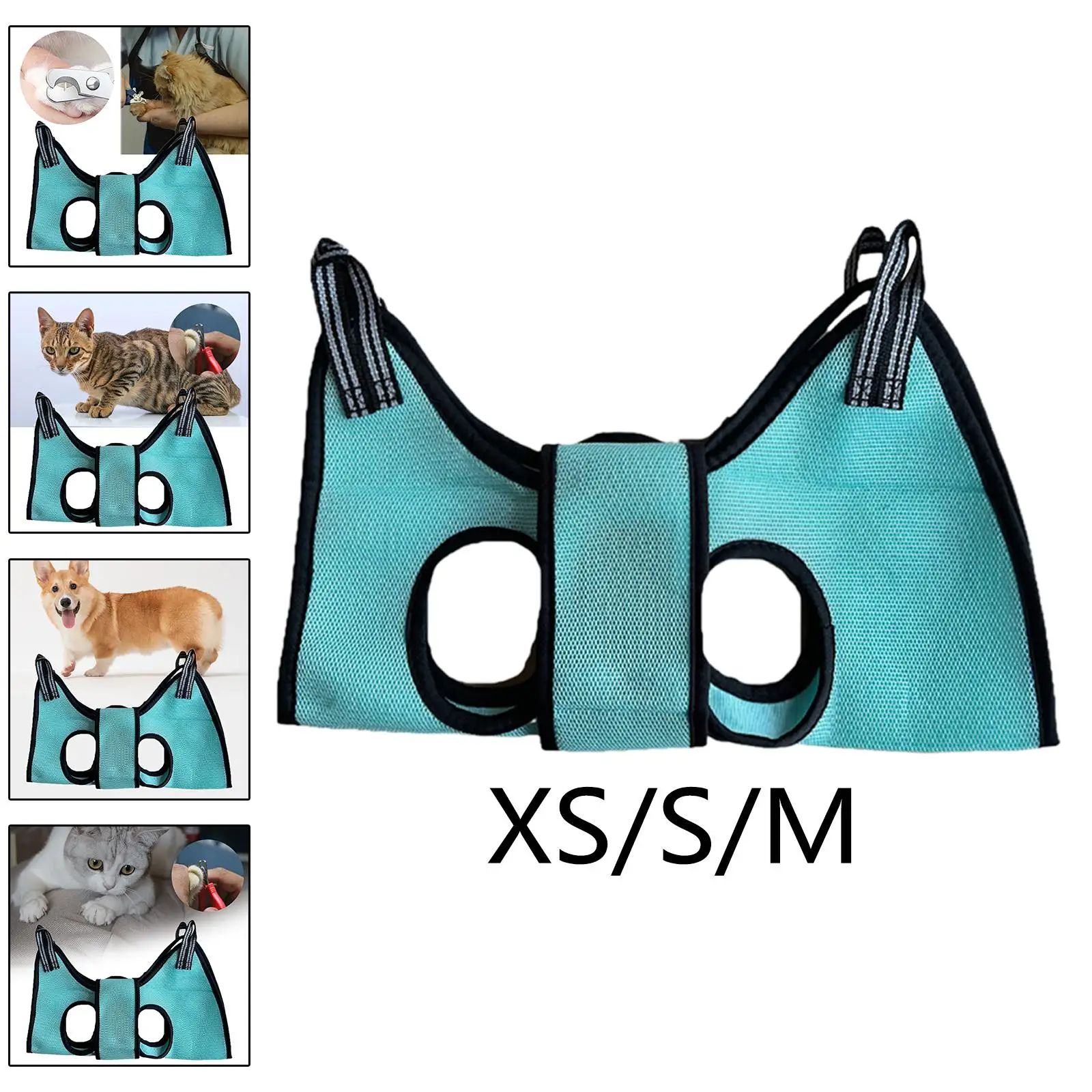 Dog Grooming Small Pets Nail Trimming Pet Cat Grooming Hammock Harness view 4