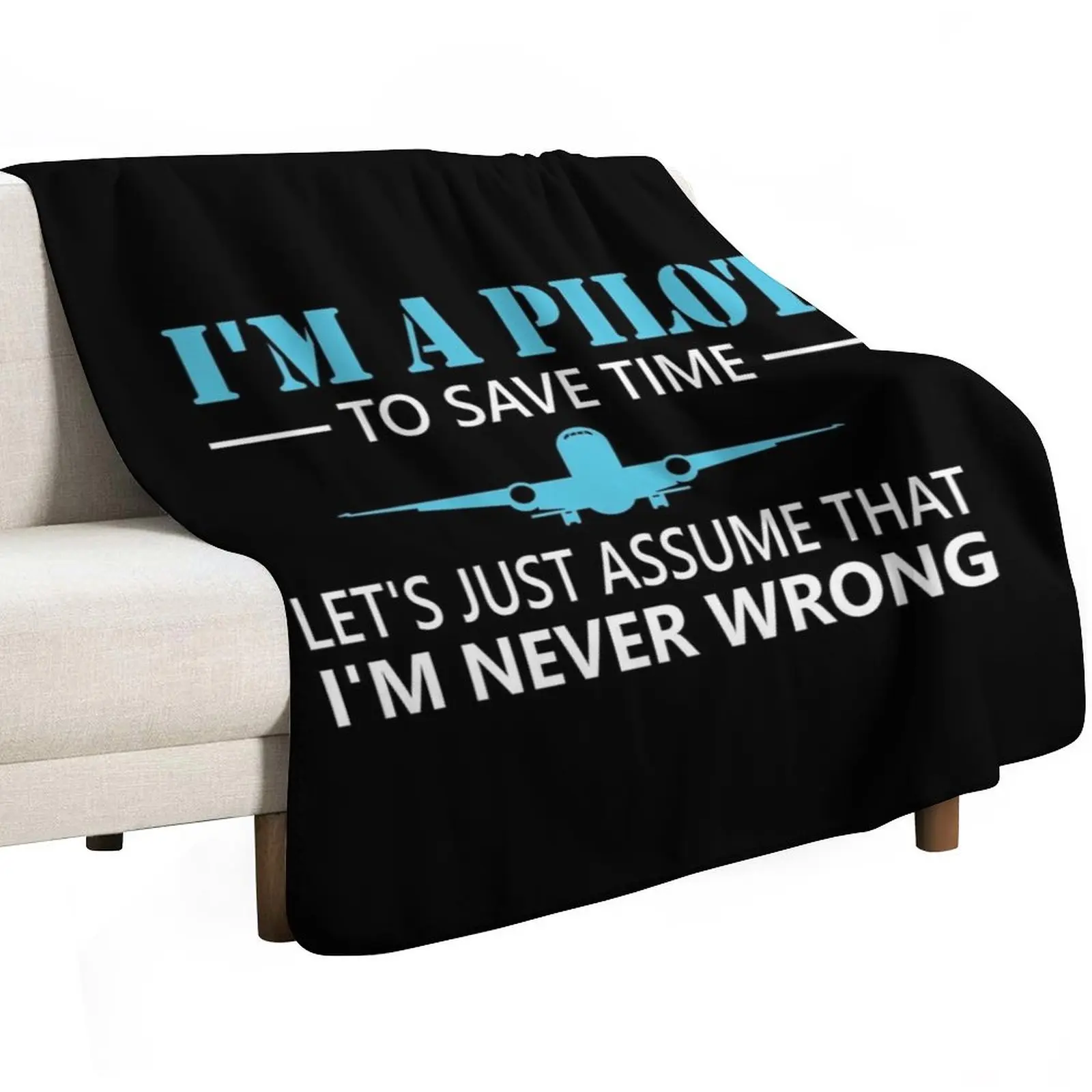 Airplane Pilot Aviation Helicopter Gift Throw Blanket blankets and throws Large Kid'S Bed Fashionable Blankets For Baby Blankets