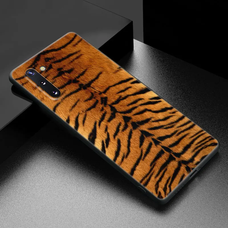 Custodia per telefono con stampa leopardata tigre per Samsung M30 M31 S Note 10 Lite 20 Ultra M11 M12 M21 M22 M23 M32 M33 M52 M53 J2 Pro J4 J6 + J8