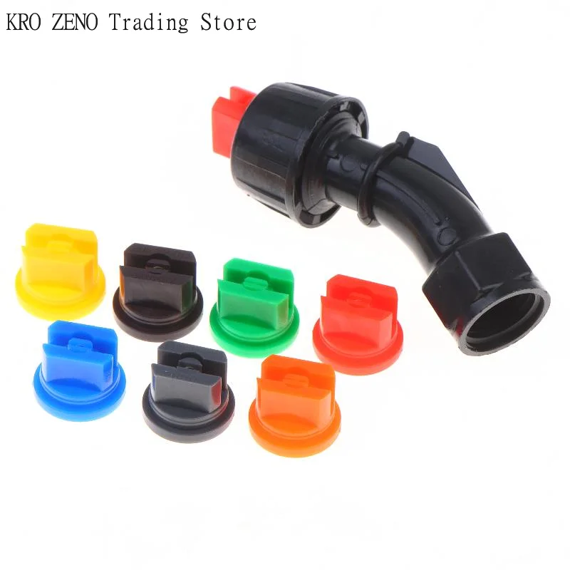 1Set Plastic Electric Sprayer Head And Nozzles Agriculture Greenhouse Sprayer Spray Head With 7 PCS Nozzle Tip Garden Irrigation