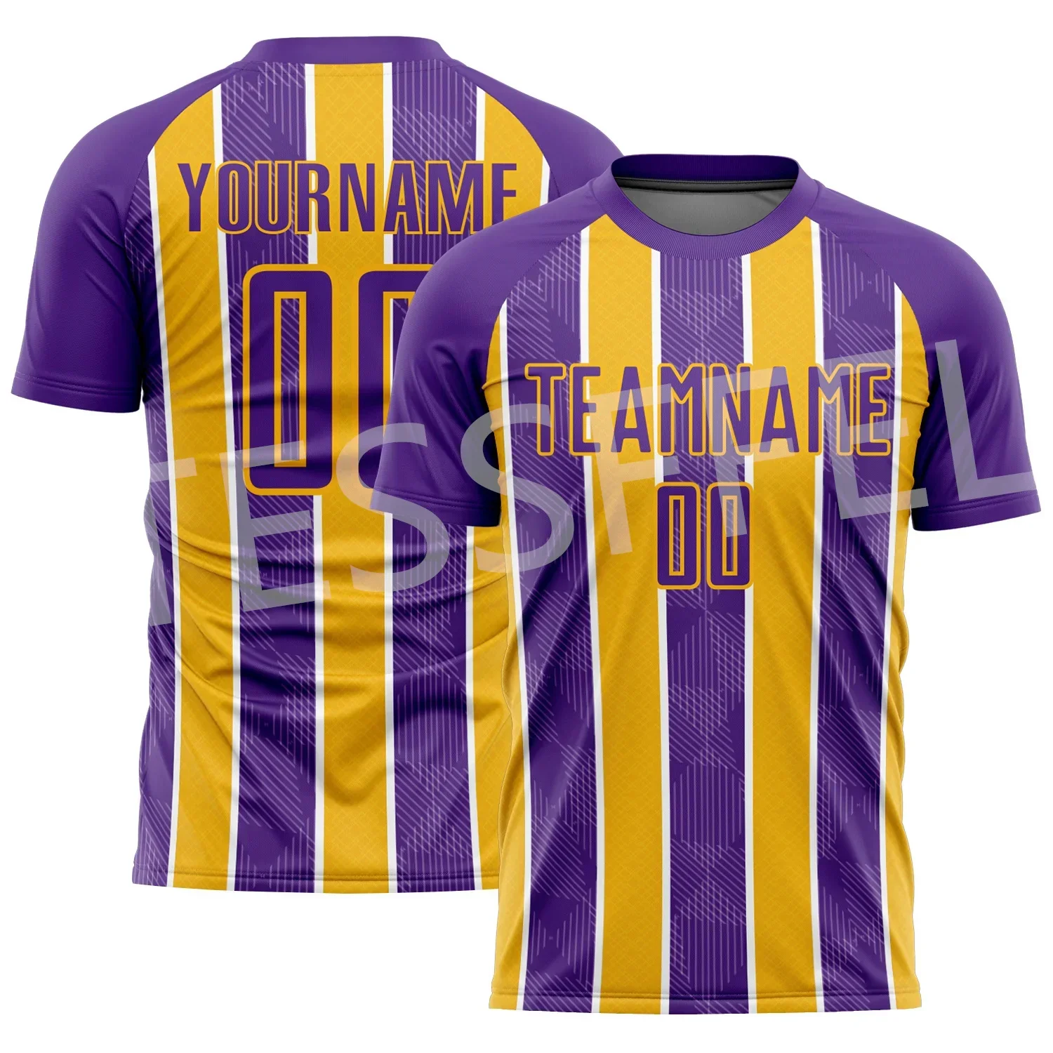 Custom Name Football Team Suits Soccer Sports Jersey Retro 3DPrint Summer Casual Harajuku T-Shirts Streetwear Short Sleeves XA1