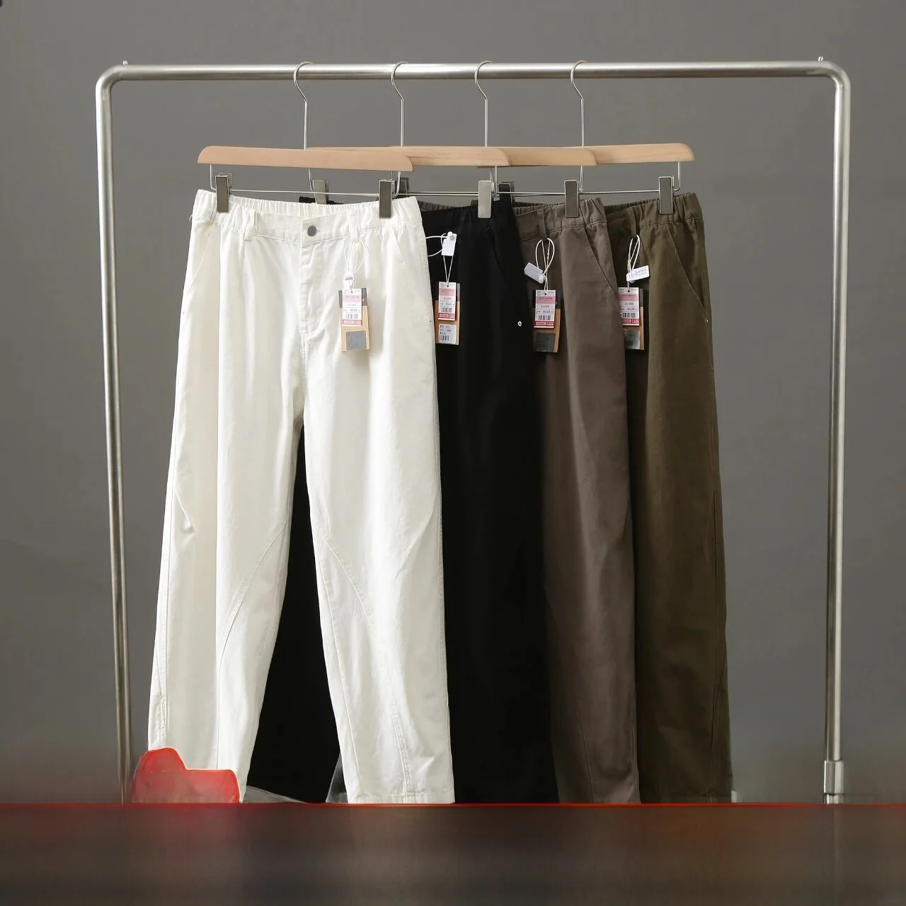 

s Straight Leg Casual Pants! 3D Tailoring! Pure Cotton Men's Commuter Versatile Casual Pants Breathable Comfortable