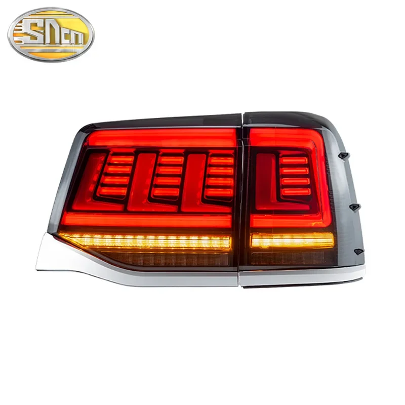 Rear Running Light + Brake + Reverse + Dynamic Turn Signal Car LED Tail Light For Toyota Land Cruiser 200 2016-2022