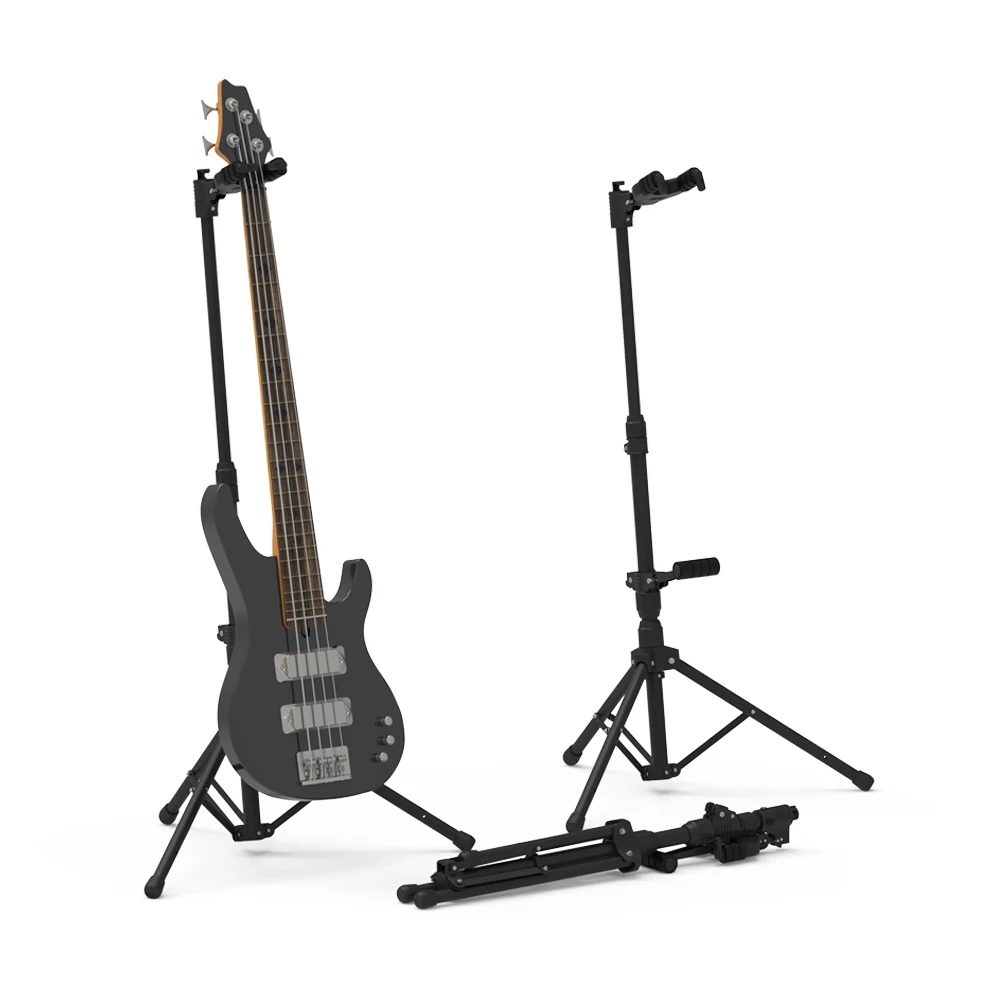 Galux GS-211 Guitar Floor Stand Self-locking Structure Convenient Folding For Guitar Bass Ukulele Parts Free Height Adjustment