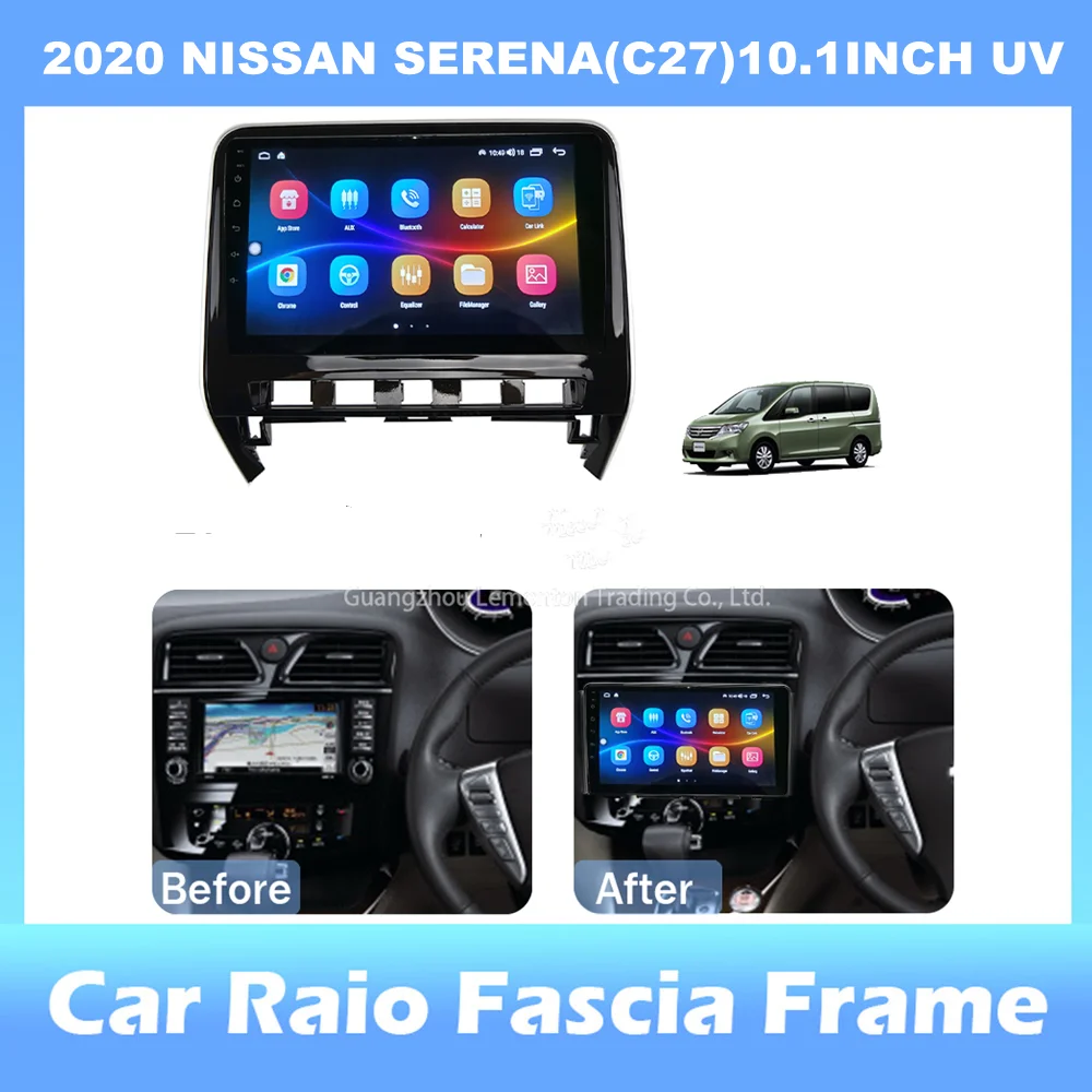 9-Inch 2din Autoradio Dashboard Voor Nissan Serena (C27)2020 Stereo Panel, voor Teyes Auto Panel Met Dual Din Cd Dvd Frame