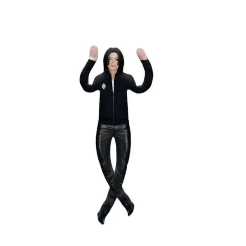 New Style Michael Jackson Cosplay Prop Doll Plush Stuffed Figure Dolls Room Decoration Abstract Joint Mobility Props Gift view 6
