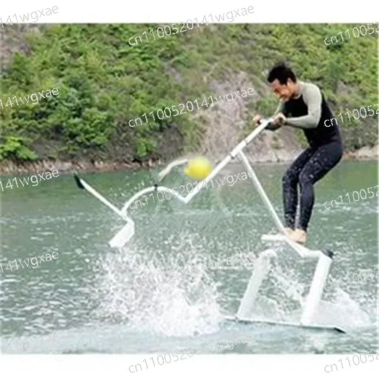 New Water Floating Self-Propelled Hydrofoil Water Bike Pedal Bicycle for Lake, Adult Single & Double Water Bike