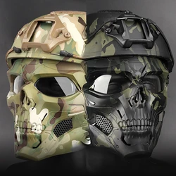 2023 CS Field Tactical Gear Adapter Tactical Paintball Game Airsoft Skull Skull Protective Mask