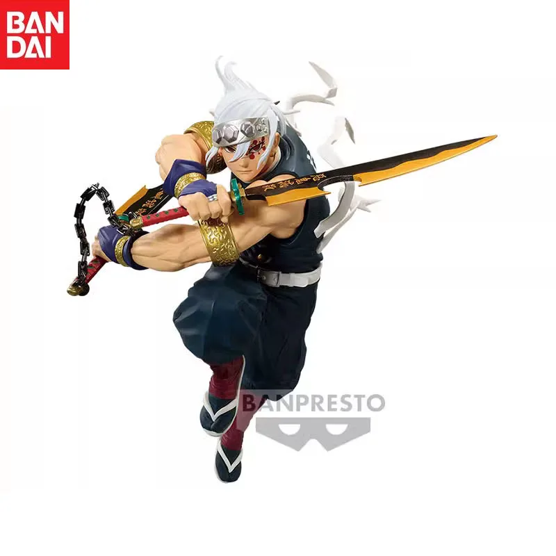 

In Stock Bandai Original Banpresto Anime Demon Slayer VIBRATION STARS Uzui Tengen Action Figure Model Children's Gifts