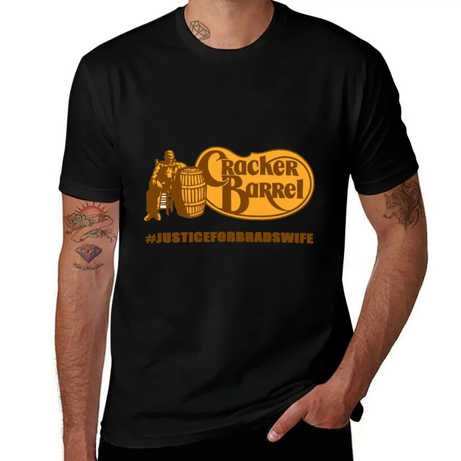 justice for brads wife cracker barrel T-Shirt High Elasticity Sports T-Shirt