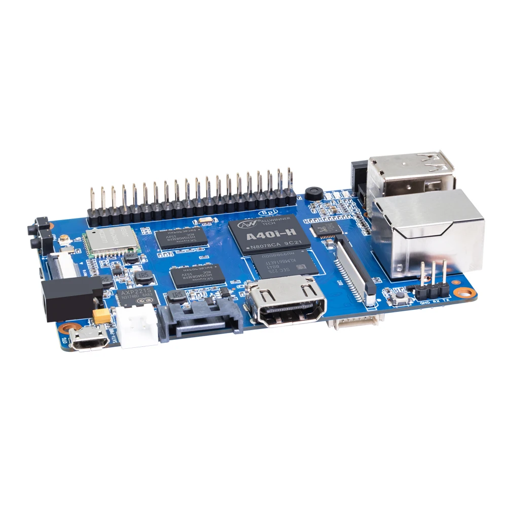Imagem -04 - Banana pi Bpi-m2 Ultra com Caixa de Metal Power Allwinner A40i Quad Core 2gb Ddr3 8gb Emmc com a Bordo Wifi Bt4.0 Única Placa