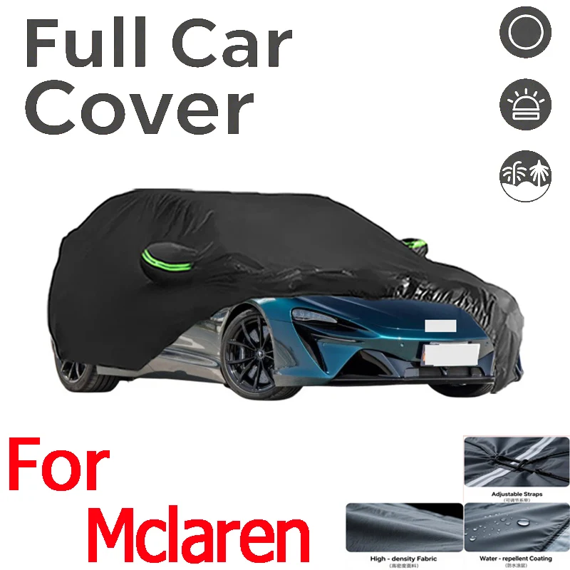 

For Mclaren Cover Full Silver Covers Waterproof Dustproof UV Scratch-Resistant Sunscreen Protection