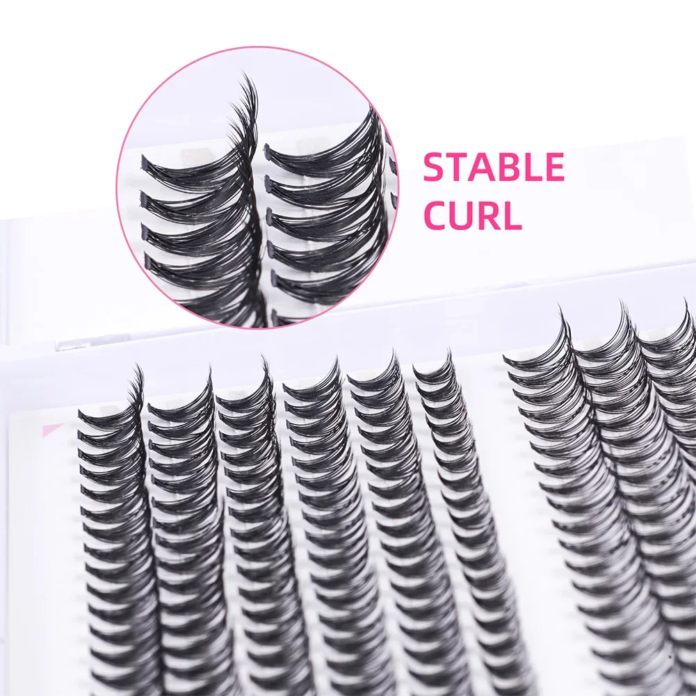 ARISON 20D/30D Premade Volume Fan DIY Clusters Eyelash Extension Individual Eyelashes Heat Bonded Cluster Lashes Cilia  Lashes