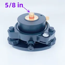 Black Three-Jaw Tribrach & Rotating Adapter 5/8