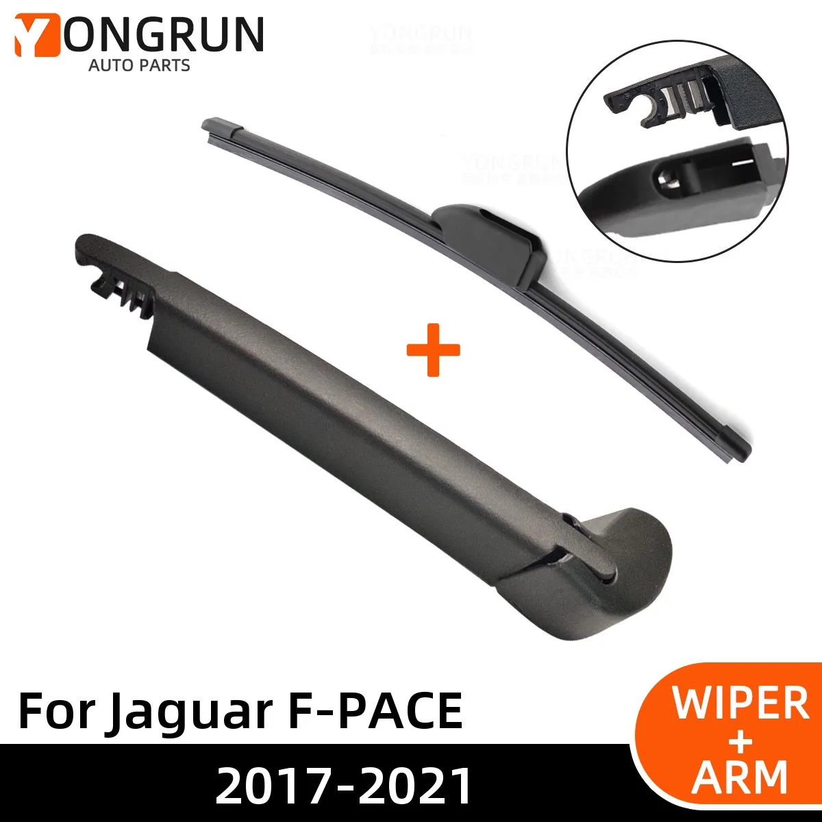 

Rear Wiper Blade and Arm For Jaguar F-PACE 2017-2021 13" Car Windshield Windscreen Accessories Fit Tailgate Window Rain Brush