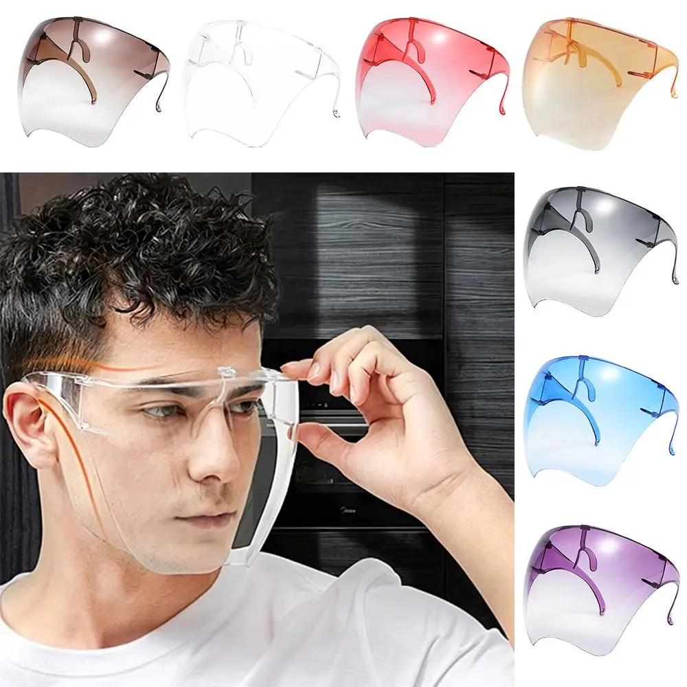 Anti Fog Full Face Mask Transparent Anti Splash Protective Face Cover High-definition Transparency Goggles Nail Art Tool