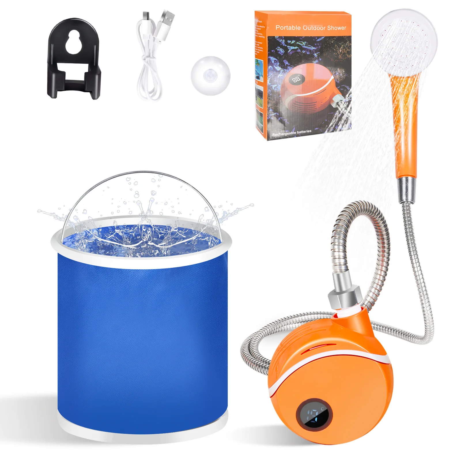 

Portable Outdoor Shower Set - Ideal for Camping and Adventure