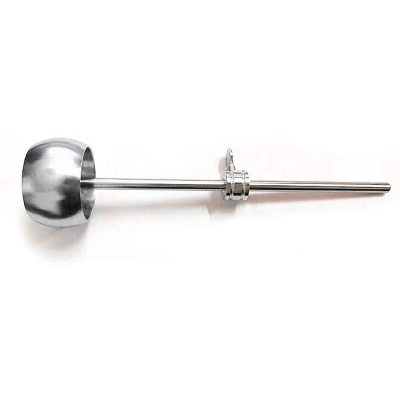 

2Pcs Bass Drum Pedal Beater Hammer Head Percussion Instrument ,Silver